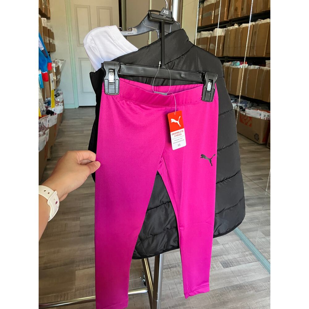 Puma Matching Sets Athletic Wear Puma 3 pc Pink Size XS - Picture 2 of 12